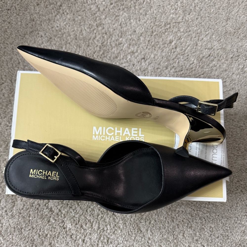 Michael Kors Luna Kitten Sling Pump